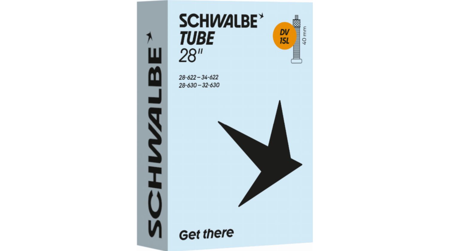 Schwalbe Standard Schlauch 28" NR. 15L schwarz ETRTO 28/34-622/630