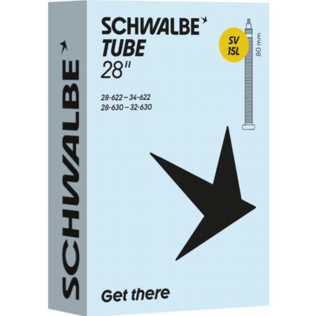 Schwalbe Standard Schlauch 28" NR. 15L schwarz ETRTO 28/34-622/630