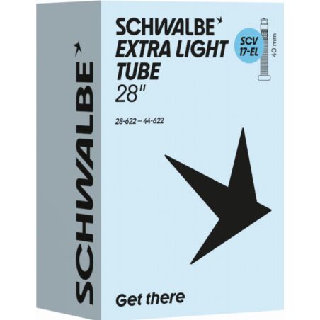 Schwalbe Extra Light Schlauch 28" NR. 17-EL schwarz ETRTO 28/44-622