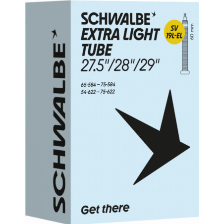 Schwalbe Extra Light Schlauch 27,5"/28"/29" NR. 19L-EL schwarz ETRTO 54/75-584/622