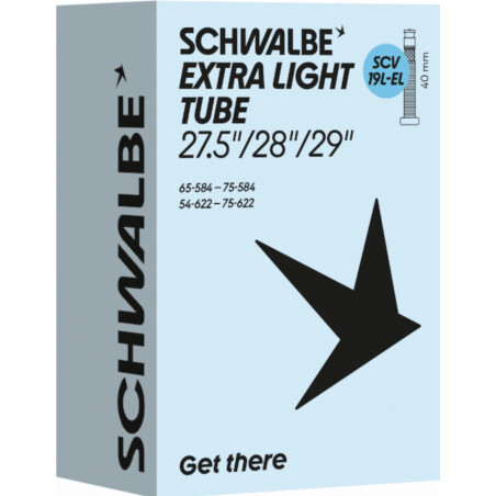 Schwalbe Extra Light Schlauch 27,5"/28"/29" NR. 19L-EL schwarz ETRTO 54/75-584/622
