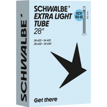 Schwalbe Extra Light Schlauch 28" NR. 15L-EL schwarz ETRTO 28/34-622/630