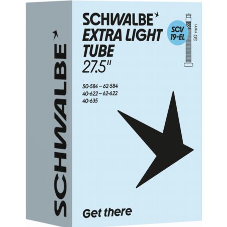 Schwalbe Extra Light Schlauch 27,5"/28"/29" NR. 19-EL schwarz ETRTO 40/62-584/635
