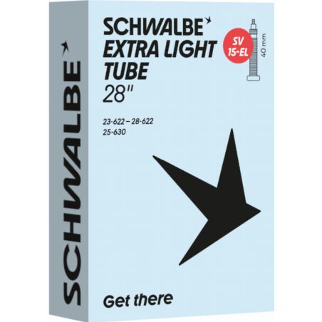 Schwalbe Extra Light Schlauch 28" NR. 15-EL schwarz...