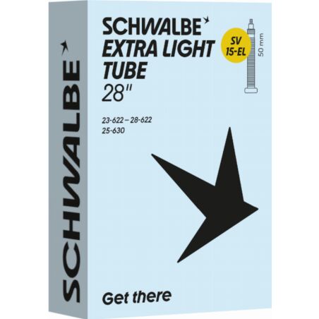 Schwalbe Extra Light Schlauch 28" NR. 15-EL schwarz...