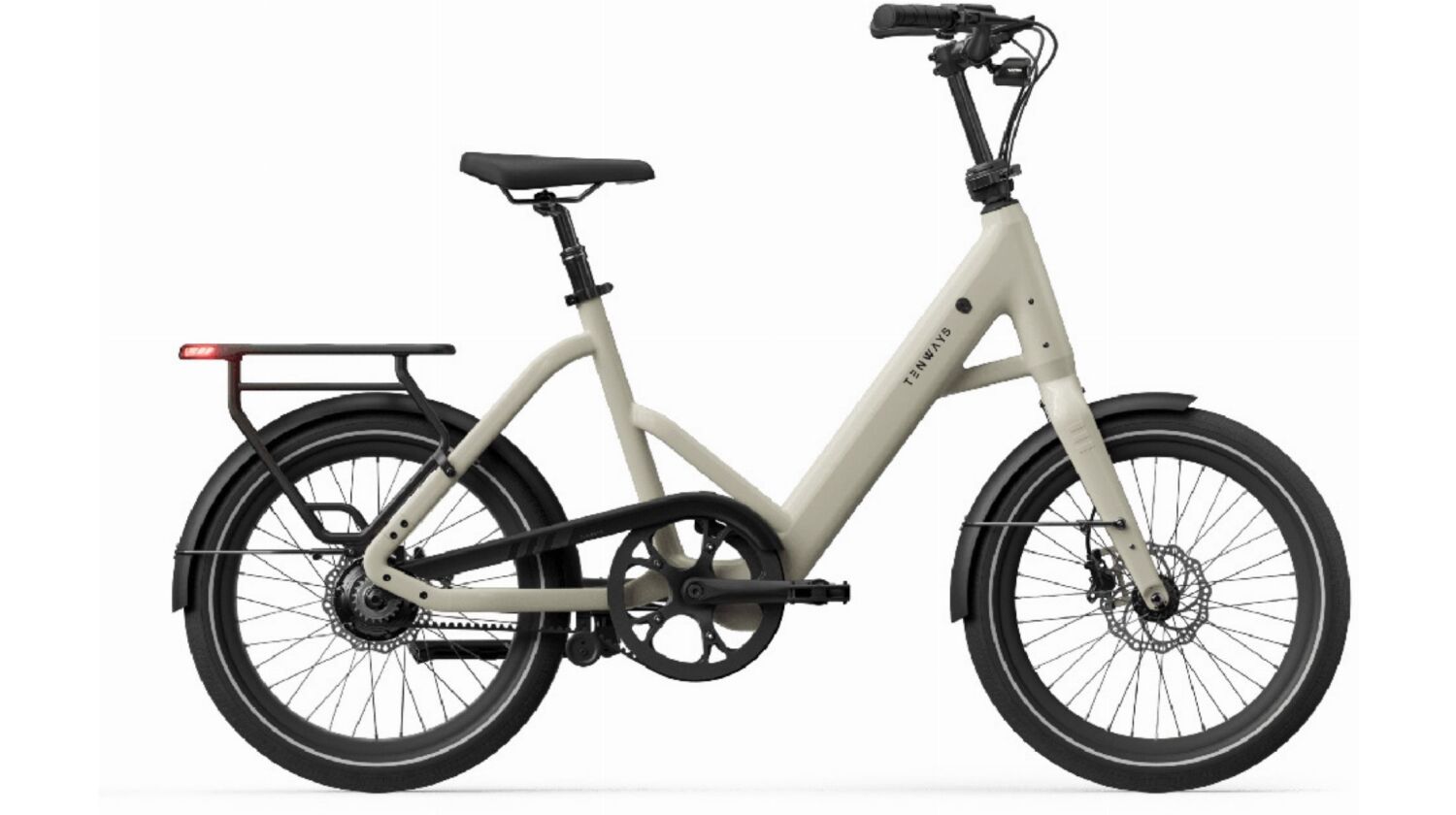 Tenways CGO Compact 500 Wh E-Kompaktrad 20" Sand HG 45 cm