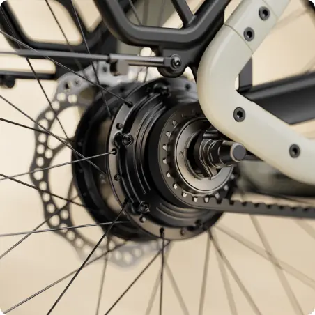 Tenways CGO Compact 500 Wh E-Kompaktrad 20" Sand HG 45 cm