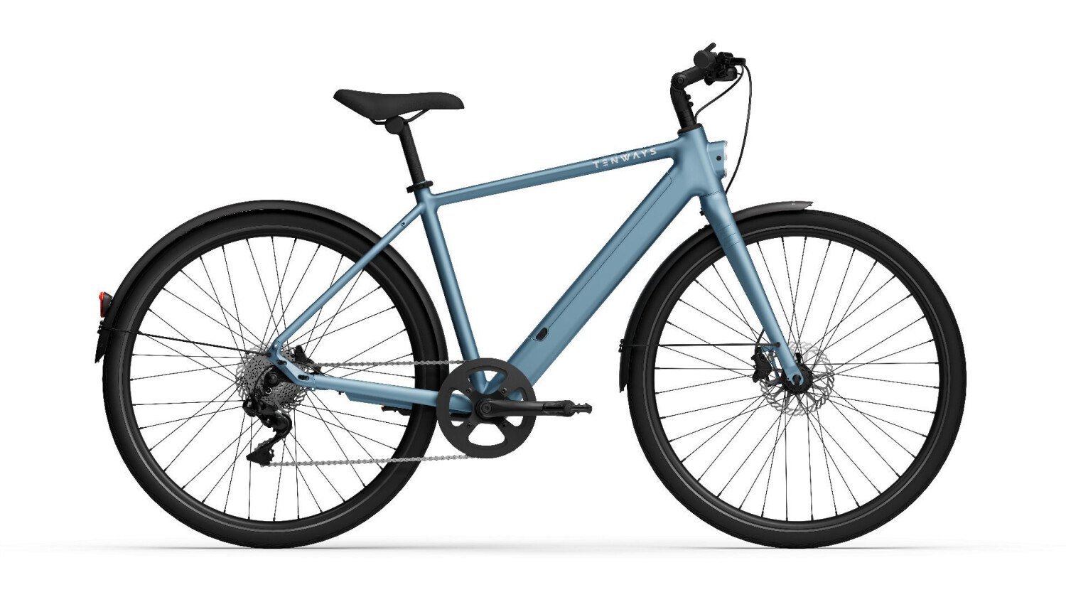 Tenways CGO600 Plus 360 Wh E-Bike Diamant 28" sky blue