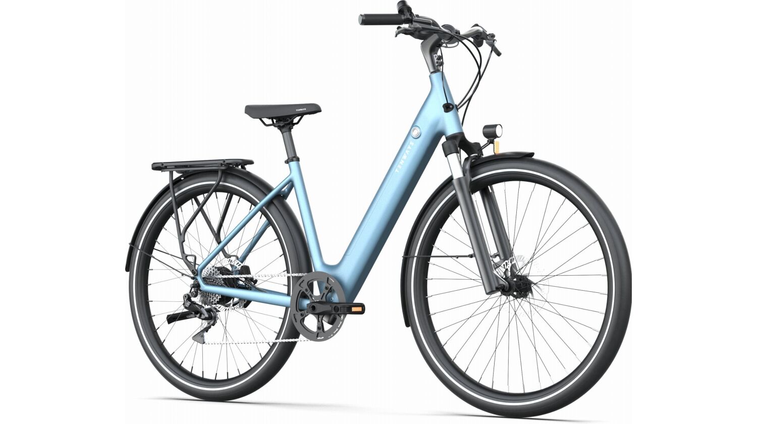 Tenways CGO800 Plus 475 Wh E-Bike Wave 28" sky blue 48 cm