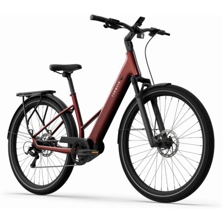 Tenways AGO AIR 560 Wh E-Bike Wave 28" velvet red 43 cm