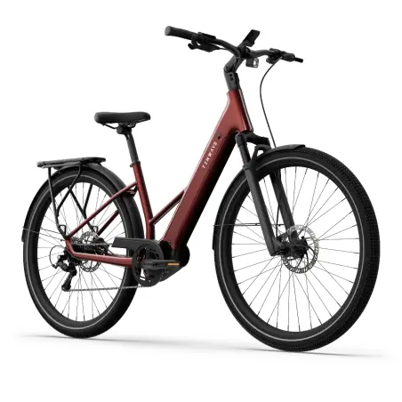 Tenways AGO AIR 560 Wh E-Bike Wave 28" velvet red 43 cm