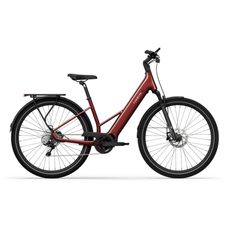 Tenways AGO AIR 560 Wh E-Bike Wave 28" velvet red 43 cm