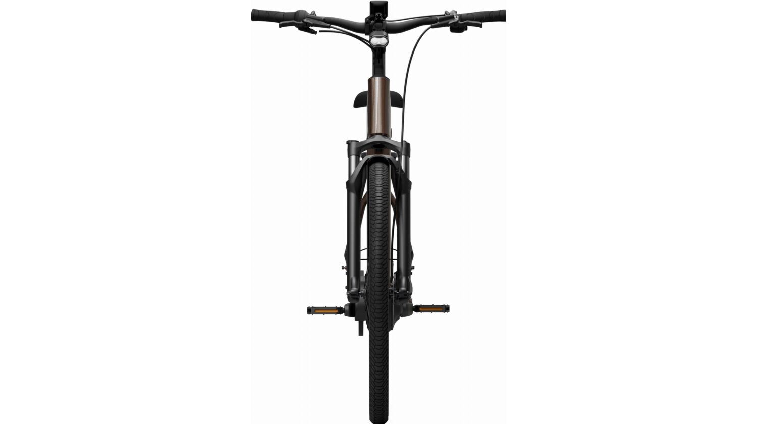 Tenways AGO AIR Belt 560 Wh E-Bike Wave 28" walnut brown 46 cm