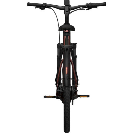 Tenways AGO AIR Belt 560 Wh E-Bike Wave 28" velvet red 46 cm
