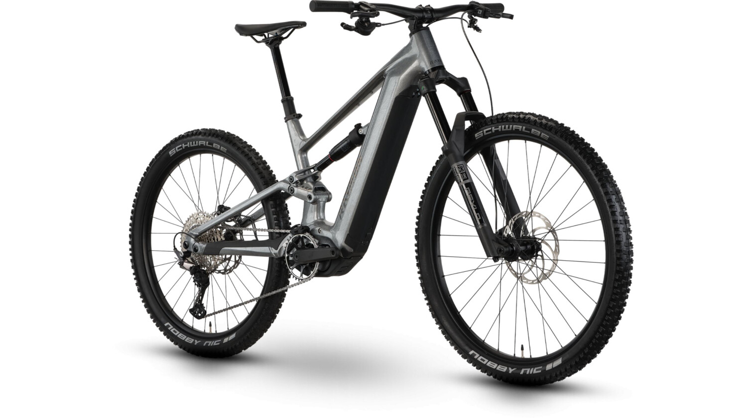 Raymon Ravor Comp 840 Wh E-Bike Fully 29"/27,5" darksilver marble