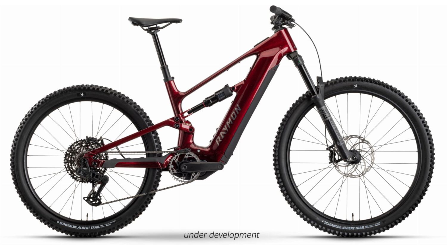 Raymon Ravor Pro 840 Wh E-Bike Fully 29"/27,5" rubyred