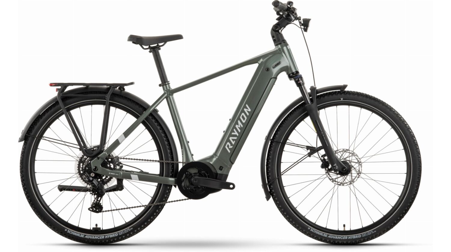 Raymon Tahona Comp 800 Wh E-Bike Diamant 29" highlandgreen