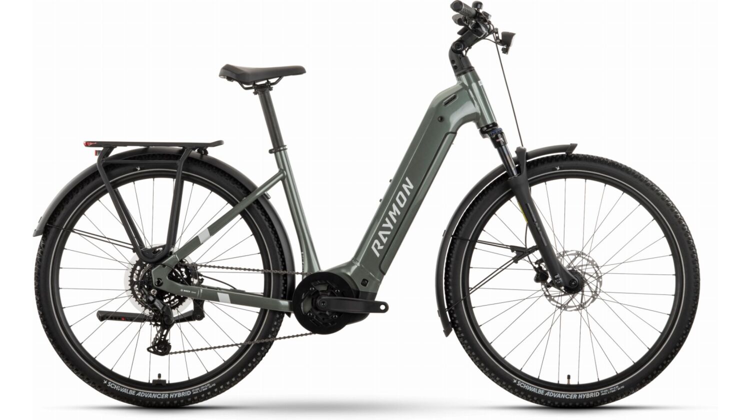 Raymon Tahona Comp 800 Wh E-Bike Wave 29" highlandgreen