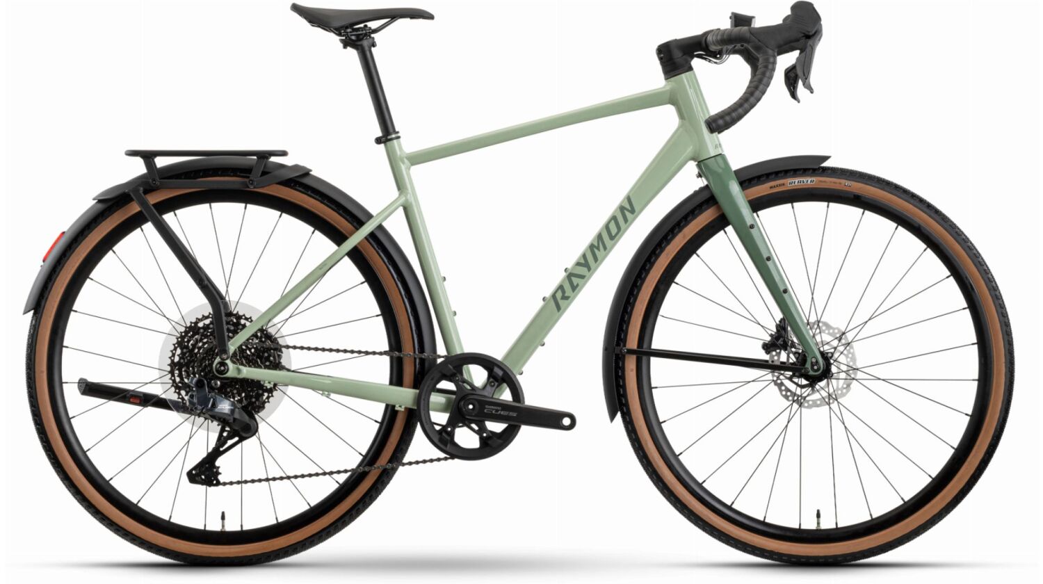 Raymon Territ Auto Street Gravelbike Diamant 28" salviagreen/sagegreen