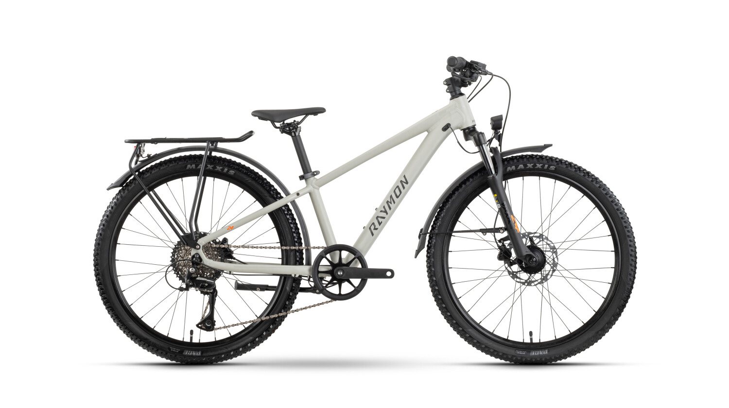 Raymon Nayta Pro Street Kinderrad Diamant 24" timelessgrey/orange one size