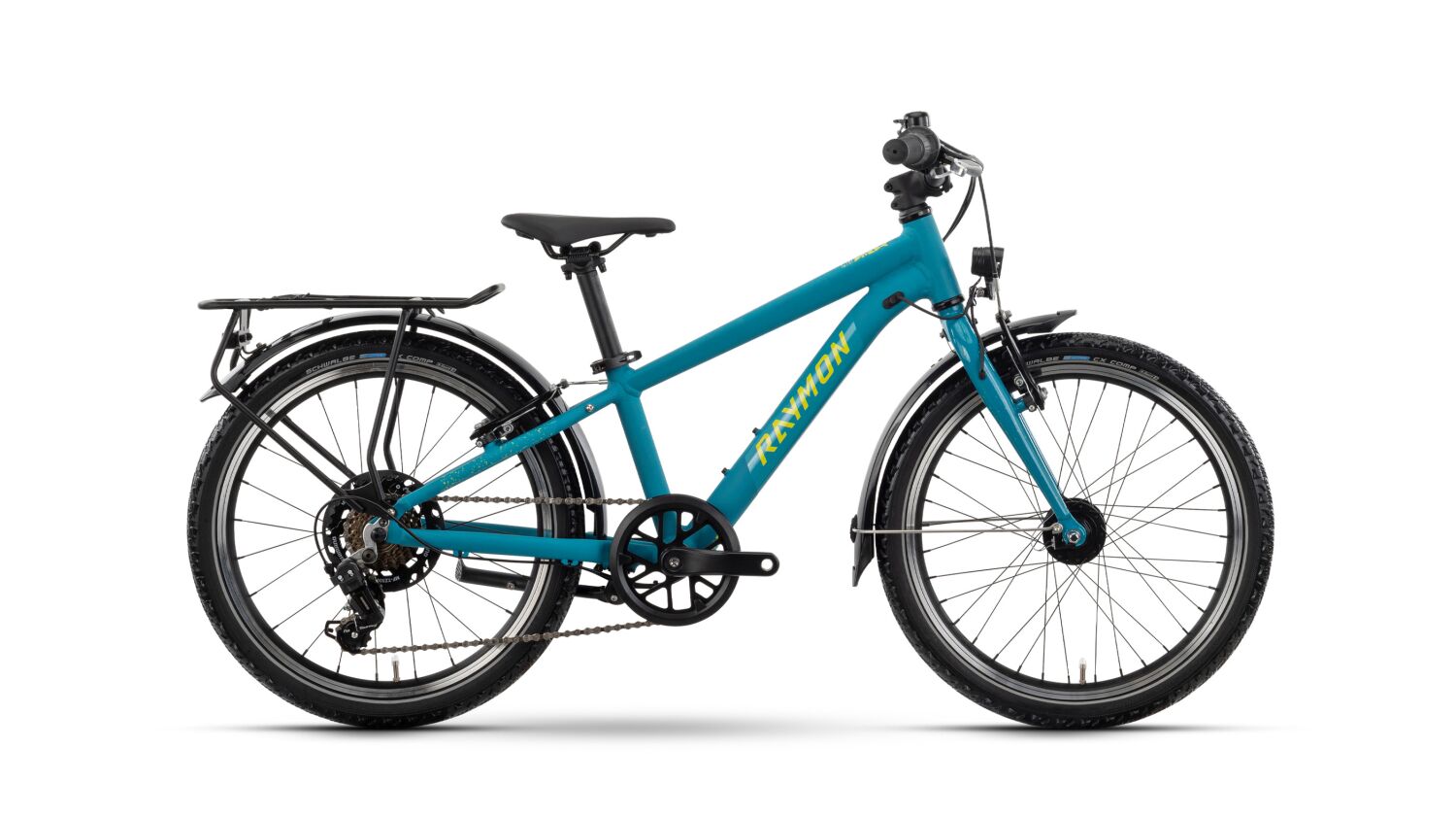 Raymon Yanga Pro Street Kinderrad Diamant 20" turquise/lime one size