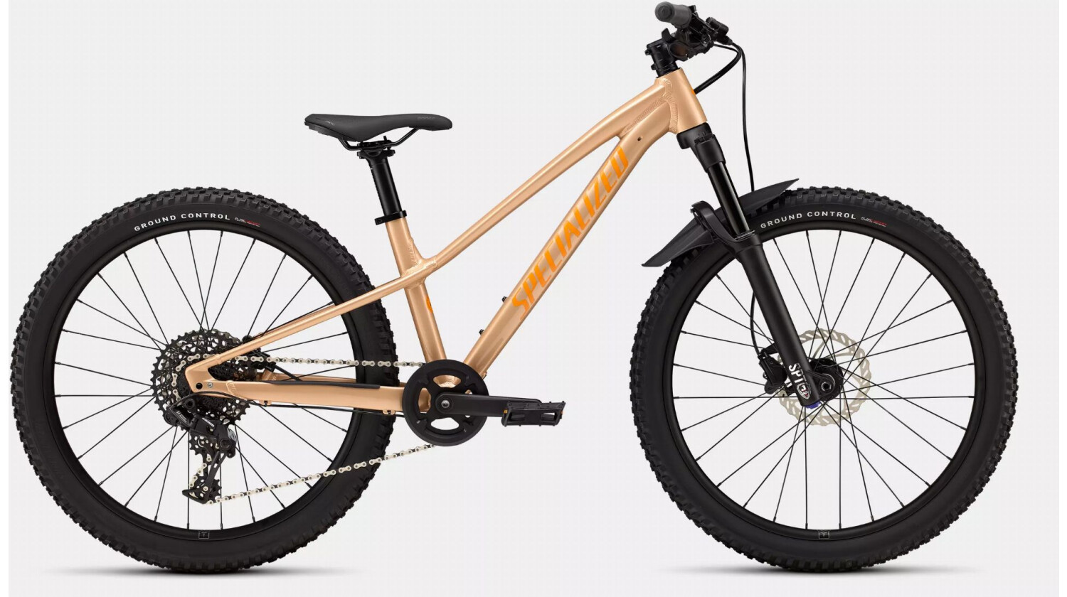 Specialized Riprock Comp INT Kinderrad Diamant 24" Gloss Photon Tint Over Flake Silver/Orange Zest one size