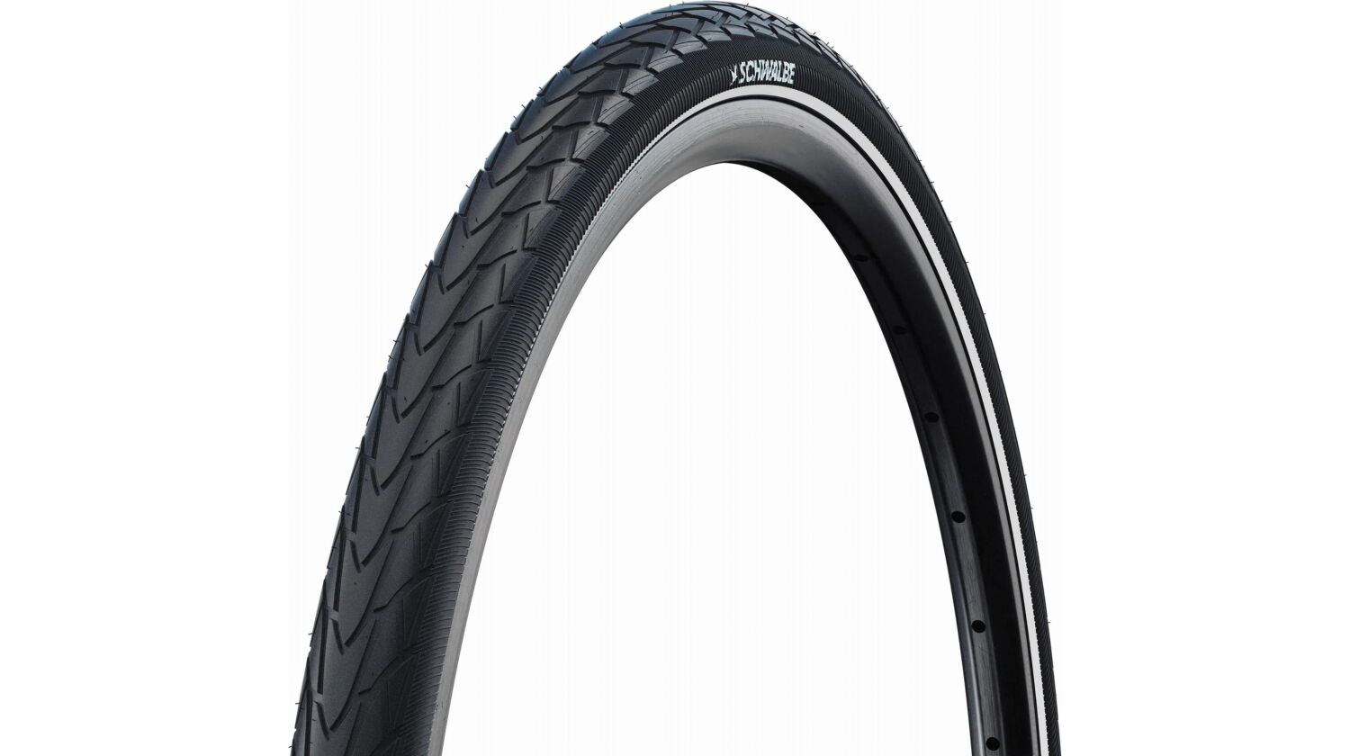 Schwalbe Marathon Racer RaceGuard, Standard, Tube Drahtreifen 26", Addix Green black/reflex 40-559