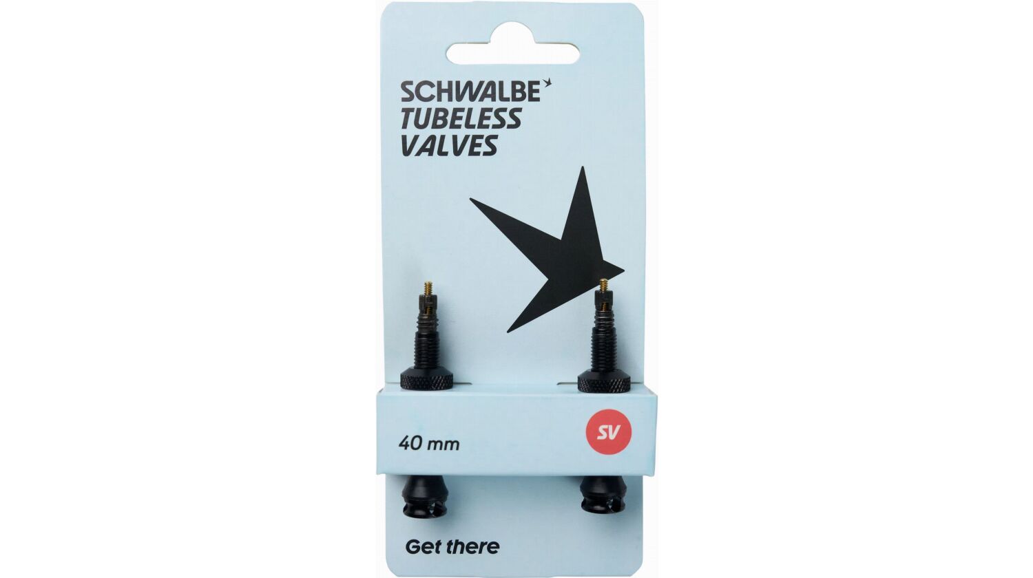 Schwalbe Tubeless-Ventil Aluminium, 2 Stück schwarz