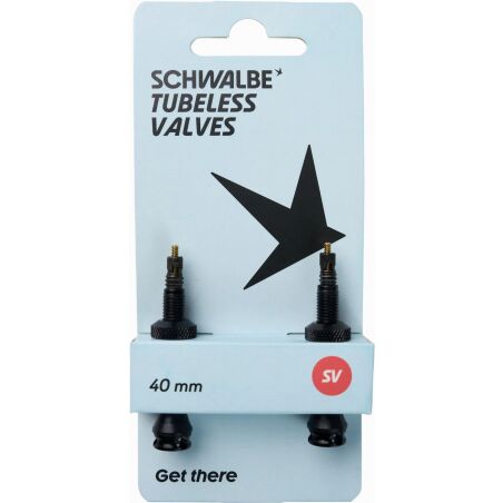 Schwalbe Tubeless-Ventil Aluminium, 2 Stück schwarz