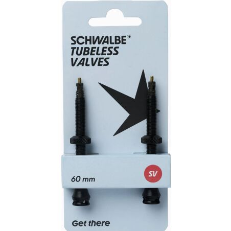 Schwalbe Tubeless-Ventil Aluminium, 2 Stück schwarz