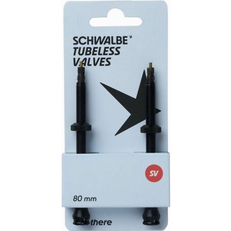 Schwalbe Tubeless-Ventil Aluminium, 2 St&uuml;ck schwarz