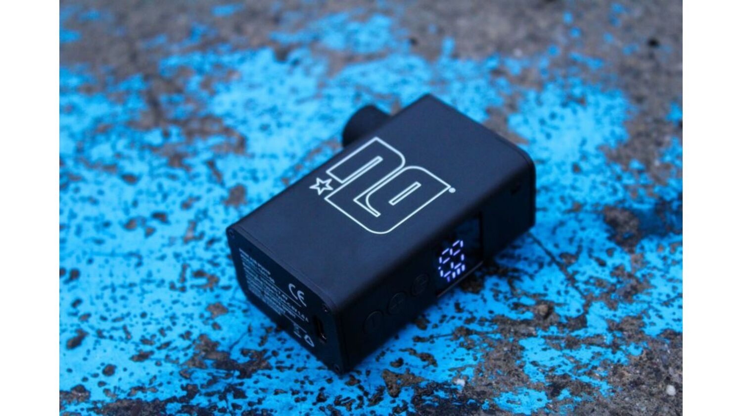 NG Sports Cawacawa elektrische Minipumpe, schwarz matt