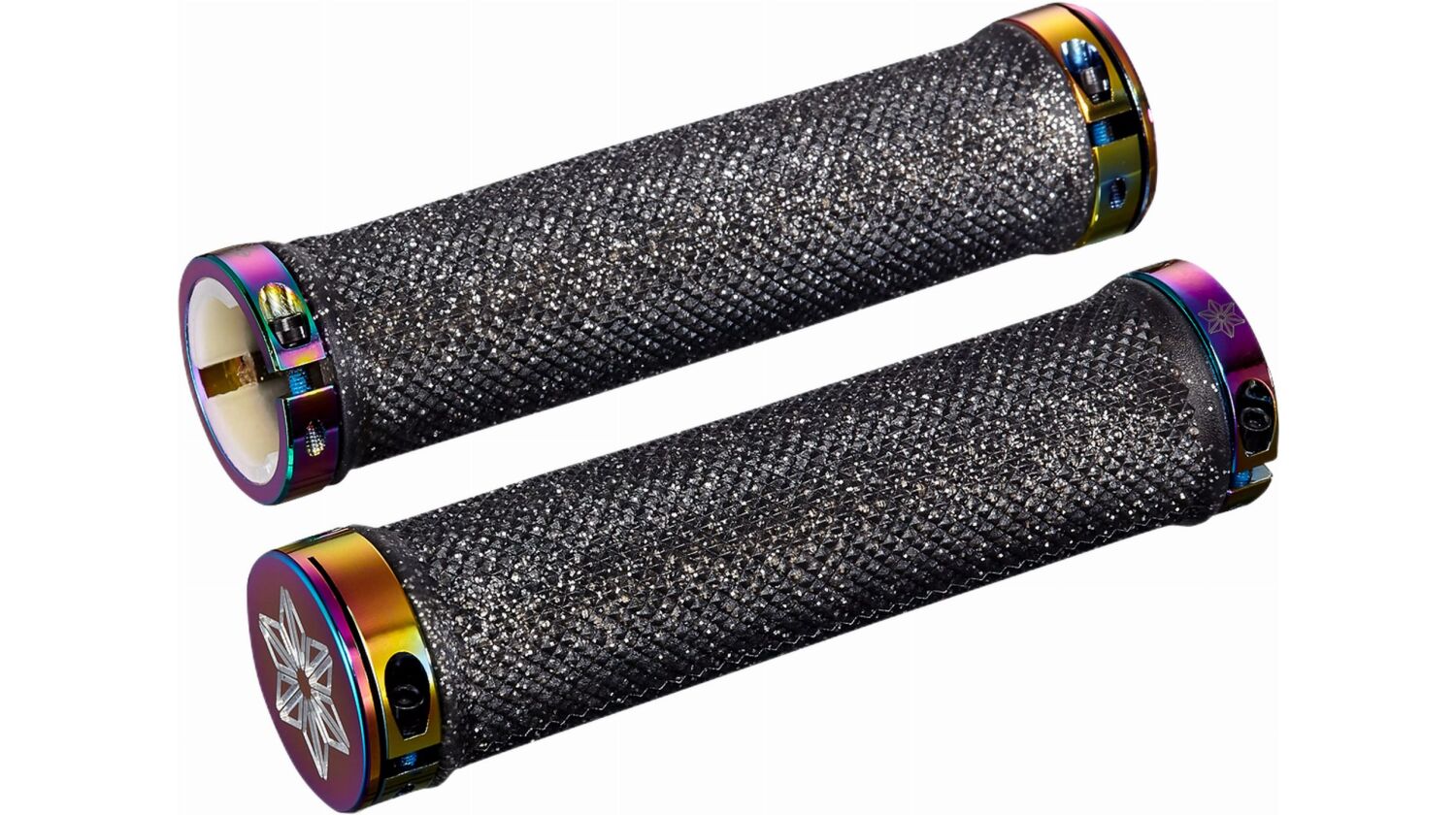 Specialized Supacaz Diamond Kush Griffe black/oil slick 1 Paar one size