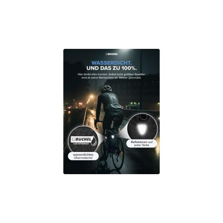 B&uuml;chel 3in1 GTR-Tasche 100 % Wasserdicht mit Rucksackfunktion 22 L