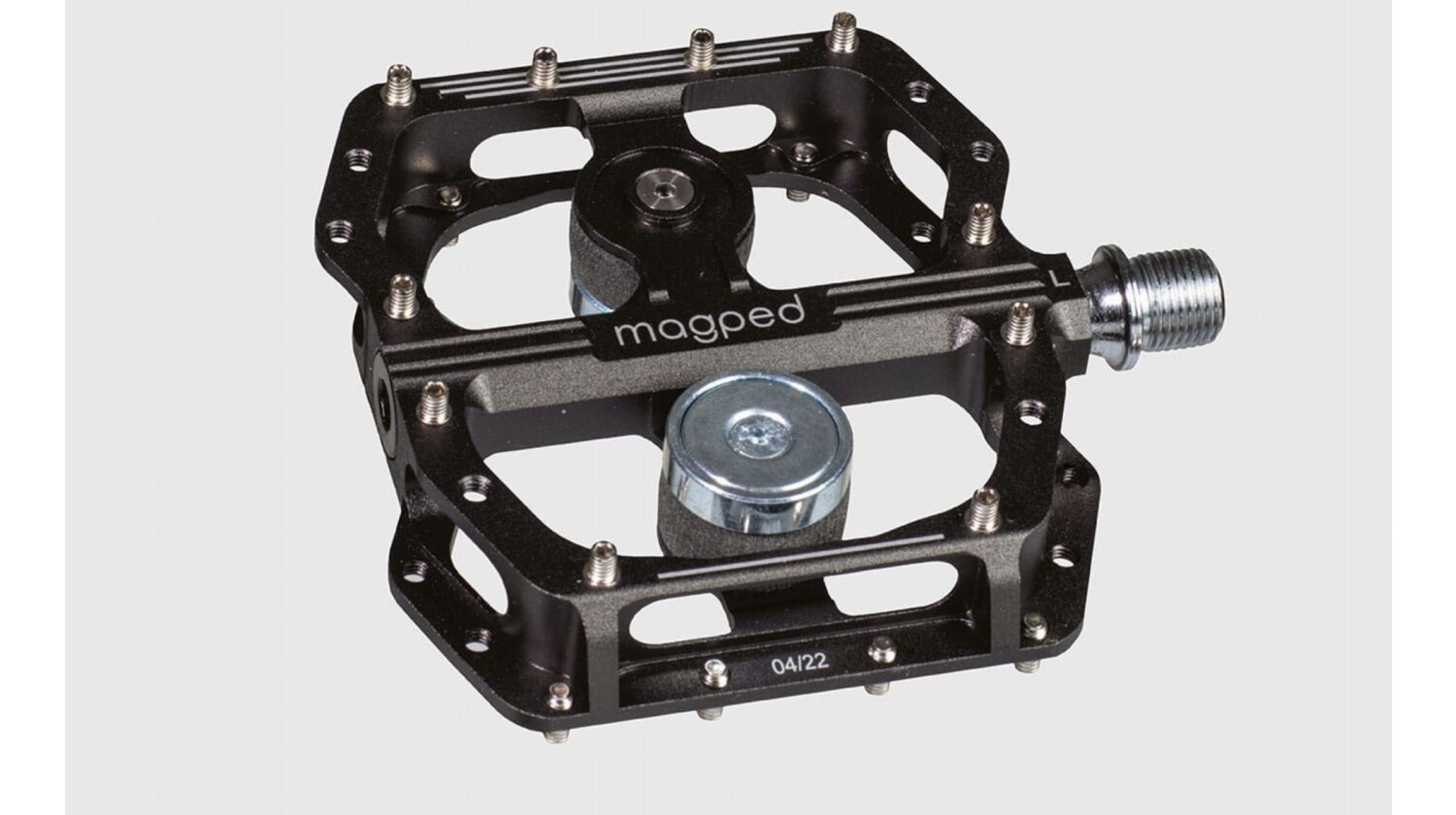 magped Enduro2 Magnetpedale 1 Paar 108 mm x 100 mm x 16 mm schwarz
