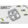 magped Enduro2 Magnetpedale 1 Paar 108 mm x 100 mm x 16 mm schwarz