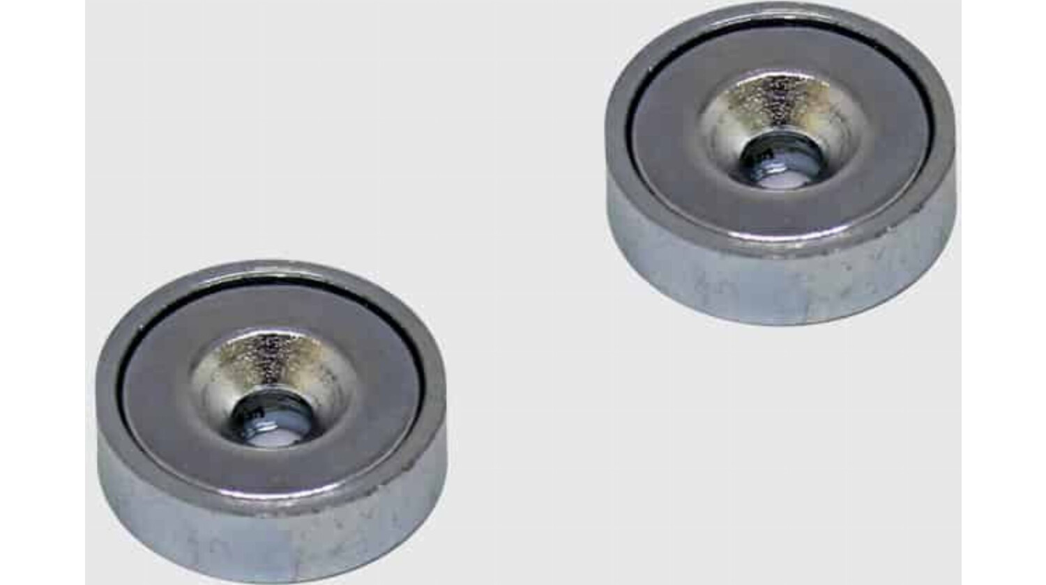 magped Neodym Ersatz Magnete 1 Paar silber