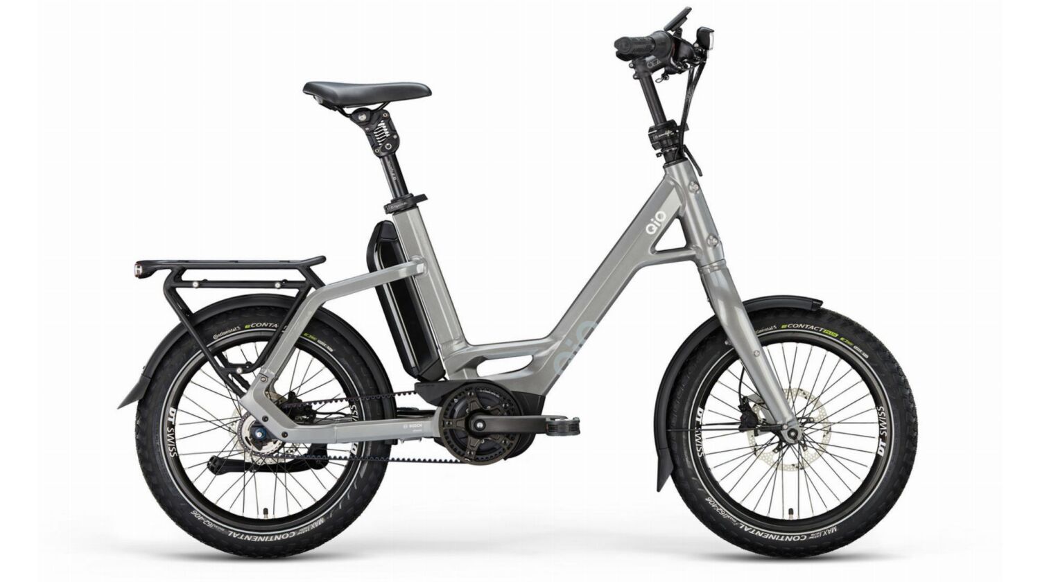 QiO EINS P-5 545 Wh E-Kompaktrad 20" lead metal 48 cm