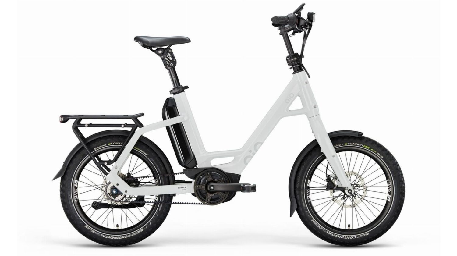 QiO EINS P-5 Rücktrittnabe 545 Wh E-Kompaktrad 20" crystal white 48 cm