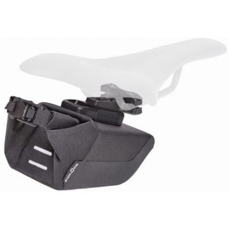 Fidlock Pinclip Satteltasche inkl. magnet-mechanischem Satteltaschenhalter schwarz
