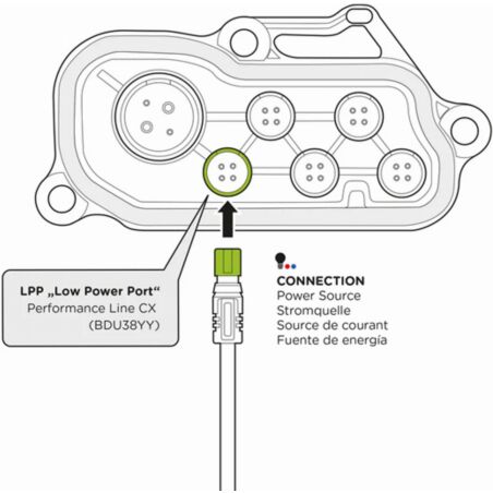 SP Connect Bosch LPP e-Bike Kabel schwarz passend...