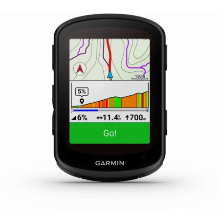 Garmin Edge 840 Solar Fahrradcomputer mit Touchscreen, Tastenbedienung und Coach Trainingspl&auml;nen