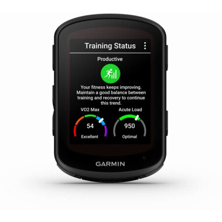 Garmin Edge 840 Solar Fahrradcomputer mit Touchscreen, Tastenbedienung und Coach Trainingspl&auml;nen