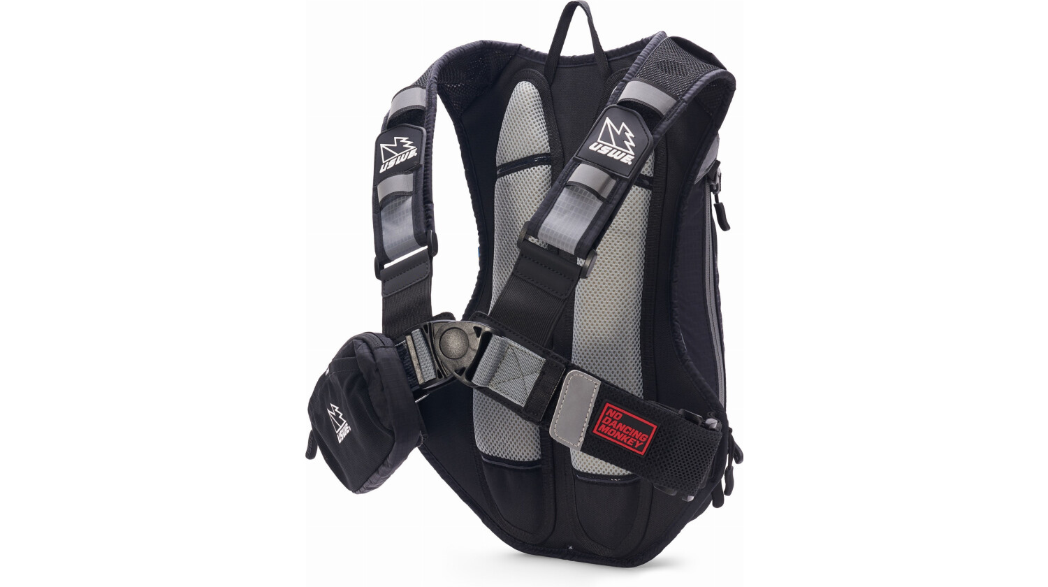 Uswe Organizer Tasche passend für alle Rucksäcke mit dem NDM™ 1 Verschluss schwarz 17,5 x 9 cm