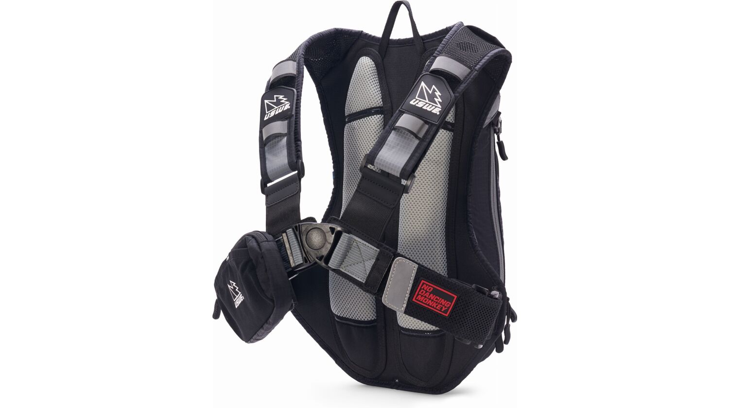Uswe Organizer Tasche passend für alle Rucksäcke mit dem NDM™ 1 Verschluss schwarz 17,5 x 9 cm
