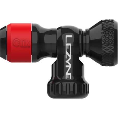 Lezyne CO2 Pumpenkopf Clik&trade;Drive inkl. Kartusche 1 St&uuml;ck 20 g schwarz-rot