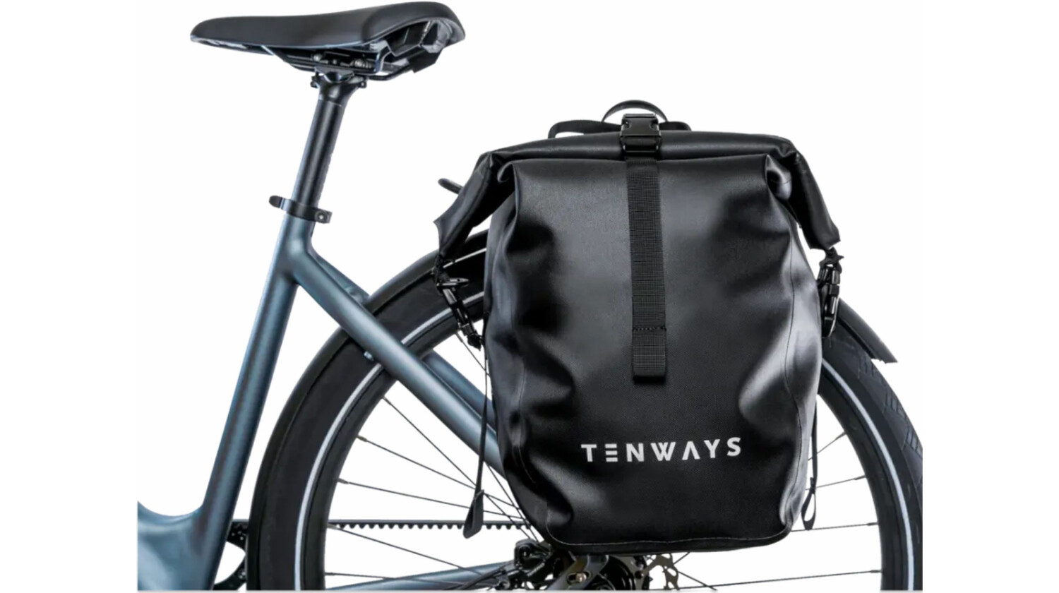 Tenways Gepäckträgertasche schwarz 25 L