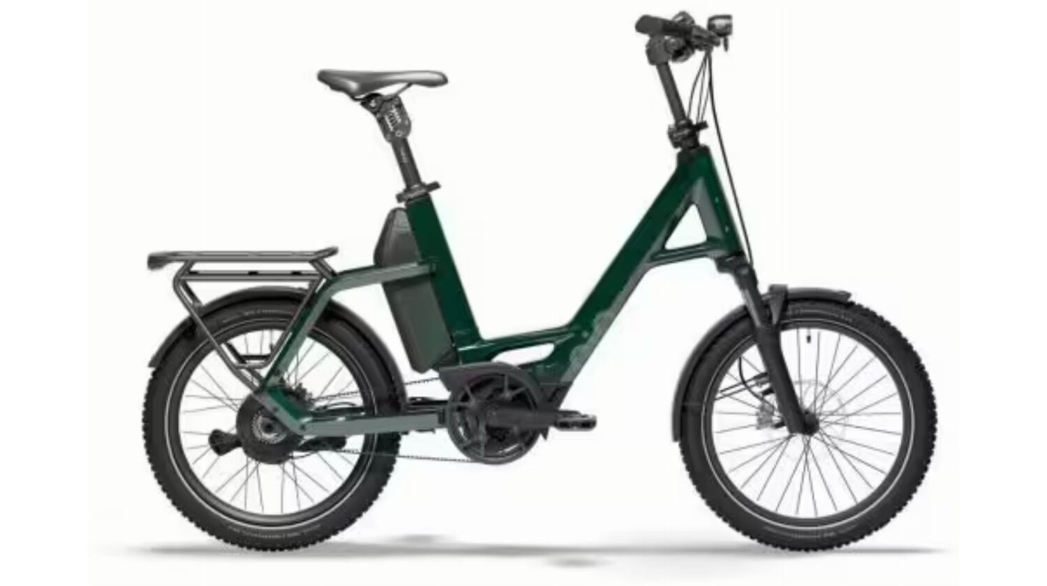 QiO Compact CXNINEx 800 Wh E-Kompaktrad 20" forest green 48 cm