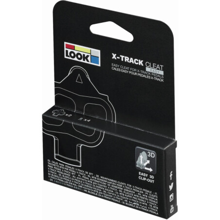 Look X-Track Easy Pedalplatten 1 Paar anthracite