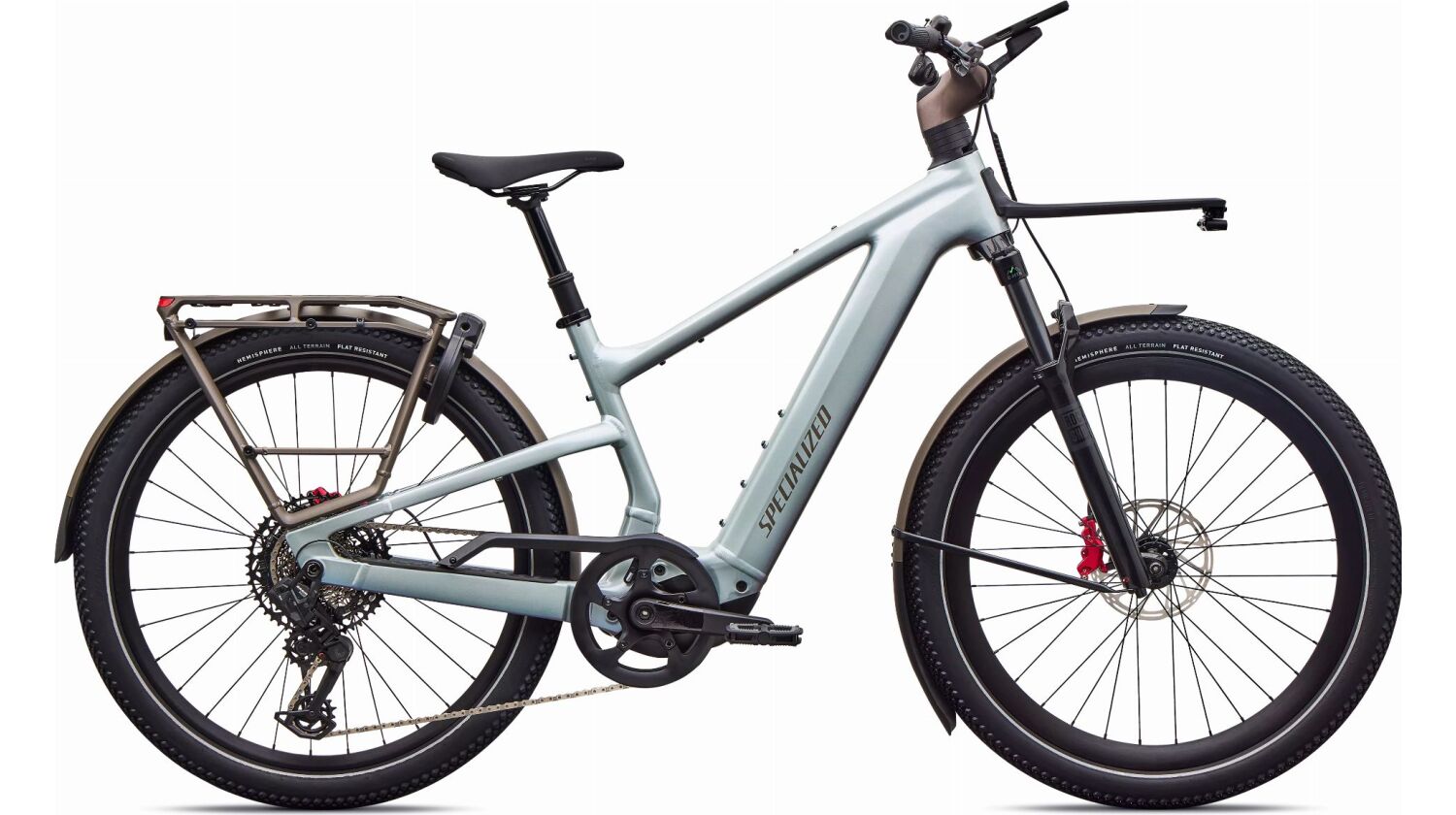 Specialized Turbo Vado 3 EVO 6.0 NB 840 Wh E-Bike Diamant 27,5" gloss agave grey/black pearl